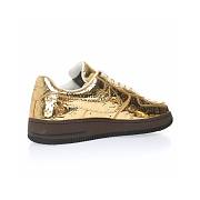 	 Louis Vuitton Nike Air Force 1 Low By Virgil Abloh Metallic Gold AEU3BM16M695-54BC - 2