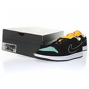 Air Jordan 1 Low Black Aurora Green Laser Orange - CK3022-013 - 5