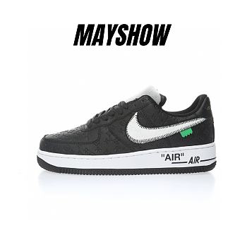 	 Louis Vuitton Nike Air Force 1 Low By Virgil Abloh Black AEU3BM16M693-1A9V99