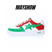 A Bathing Ape Bape Sta Green Red - 1I80-291-004/1I80-191-004 - 1