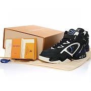 Louis Vuitton LV Trainer 2 Black White Blue - 1AAHC6 - 2