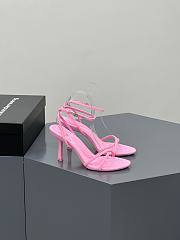 	 Alexander Wang dahlia 85 sandal in pink nylon - 5