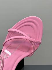 	 Alexander Wang dahlia 85 sandal in pink nylon - 4