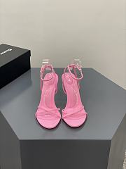 Alexander Wang dahlia 105 sandal in pink nylon - 4