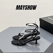 	 Alexander Wang dahlia 50 sandal in black nylon - 1