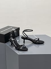 	 Alexander Wang dahlia 50 sandal in black nylon - 4