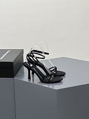 	 Alexander Wang dahlia 85 sandal in black nylon - 4