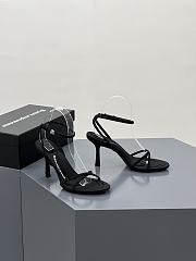 	 Alexander Wang dahlia 85 sandal in black nylon - 2