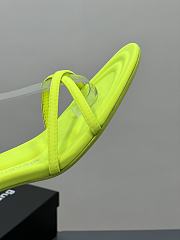 	 Alexander Wang dahlia 50 sandal in lime nylon - 4