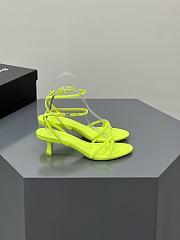 	 Alexander Wang dahlia 50 sandal in lime nylon - 2