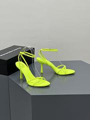 	 Alexander Wang dahlia 85 sandal in lime nylon - 3