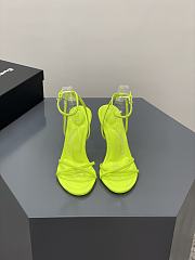 	 Alexander Wang dahlia 105 sandal in lime nylon - 5