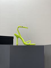 	 Alexander Wang dahlia 105 sandal in lime nylon - 4