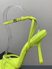 	 Alexander Wang dahlia 105 sandal in lime nylon - 3