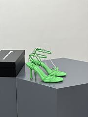 	 Alexander Wang dahlia 85 sandal in green nylon - 2