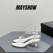 	 Alexander Wang dahlia 50 sandal in white capretto - 1