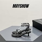 	 Alexander Wang dahlia 50 sandal in black capretto - 1