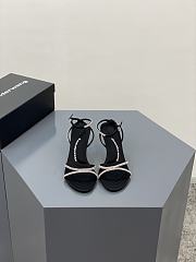 	 Alexander Wang dahlia 85 sandal in black crystal - 3