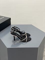 	 Alexander Wang dahlia 85 sandal in black crystal - 4