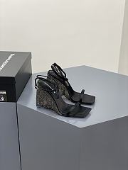 Alexander Wang blake 105 sandal in crystal wedges - 3