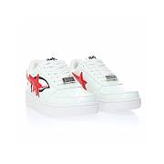 A Bathing Ape Bape Sta Low Shark White - 1H30-191-012-WHT - 4