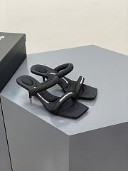 Alexander Wang julie 55 sandal in black - 3