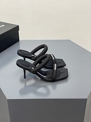 Alexander Wang julie 85 sandal in black - 5