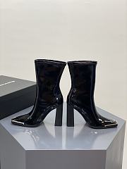 Alexander Wang mascha stretch-vinyl patent boot - 2