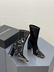 Alexander Wang mascha stretch-vinyl patent boot - 5