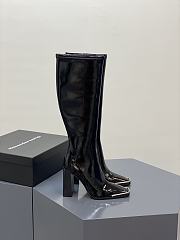 Alexander Wang mascha stretch-vinyl knee high patent boot - 4