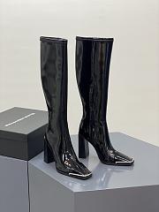 Alexander Wang mascha stretch-vinyl knee high patent boot - 5