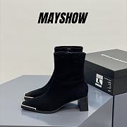 Alexander Wang velvet suede boot - 1