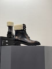 Alexander Wang black shearling andy boot - 3