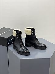 Alexander Wang black shearling andy boot - 4