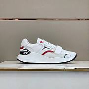 Burberry Ramsey White Red Raceing Sneaker - 5