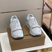 Burberry Ramsey Gray Suede Sneaker - 4