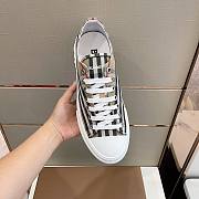 Burberry Vintage Check Cotton Sneakers Archive Beige White - 4