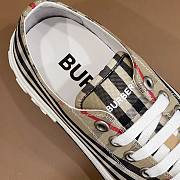 Burberry Vintage Check Cotton Sneakers Archive Beige White - 5