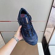 Burburry Arthur Nylon and Navy Suede - 4