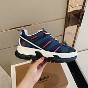 Burberry Nylon and Nubuck Union Navy Red - 2