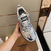 	 Burberry Nylon and Nubuck Union Silver - 3