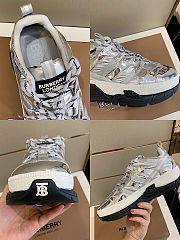 	 Burberry Nylon and Nubuck Union Silver - 5