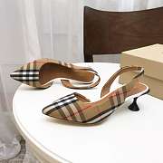 Burberry Vintage Check Slingback Pumps - 3