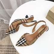 Burberry Vintage Check Slingback Pumps - 4