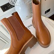 Celine Bulky Chelsea Boot In Calfskin Tan - 5