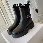 	 Celine Bulky Chelsea Boot In Calfskin Black - 1