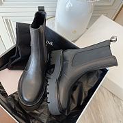 	 Celine Bulky Chelsea Boot In Calfskin Black - 2