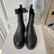 	 Celine Bulky Chelsea Boot In Calfskin Black - 3