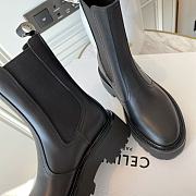 	 Celine Bulky Chelsea Boot In Calfskin Black - 4