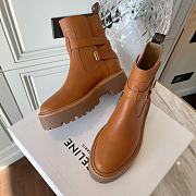 Celine Bulky Jodphur Boot In Calfskin Tan - 2